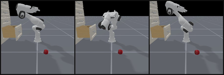 Three robot manipulation frames around a timeout pivot.